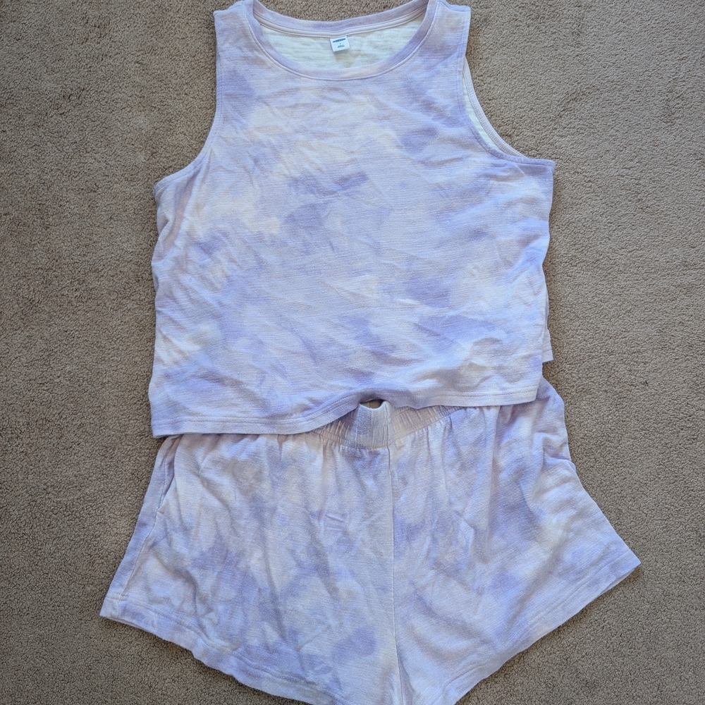 Tie-Dye Tank and Shorts Set